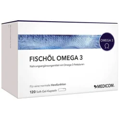 Hot Medicom Fischöl Omega 3 Weichkapseln, 120 St