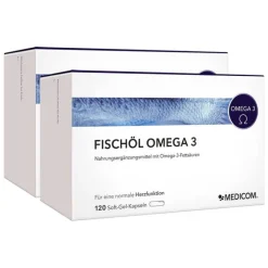 Online Fischöl Omega 3 Weichkapseln, 2X120 St Omega 3 Kapseln|Augenvitamine