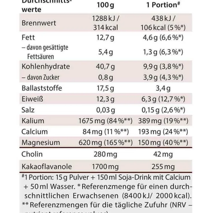Flavochino Dr. Jacob`s Pulver, 450 g