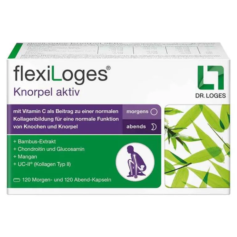Discount Flexiloges Knorpel aktiv Kapseln, 240 St Glucosamin-Chondroitin