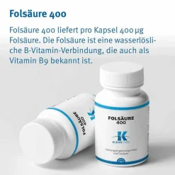 Folsäure 400 µg Kapseln, 100 St