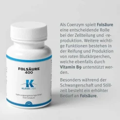 Folsäure 400 µg Kapseln, 100 St