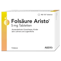 Hot Aristo Folsäure 5 mg Tabletten, 100 St