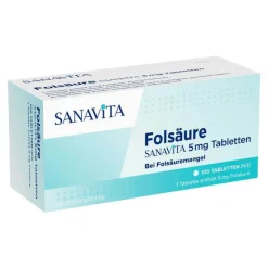 Clearance Sanavita Folsäure 5 mg Tabletten, 100 St