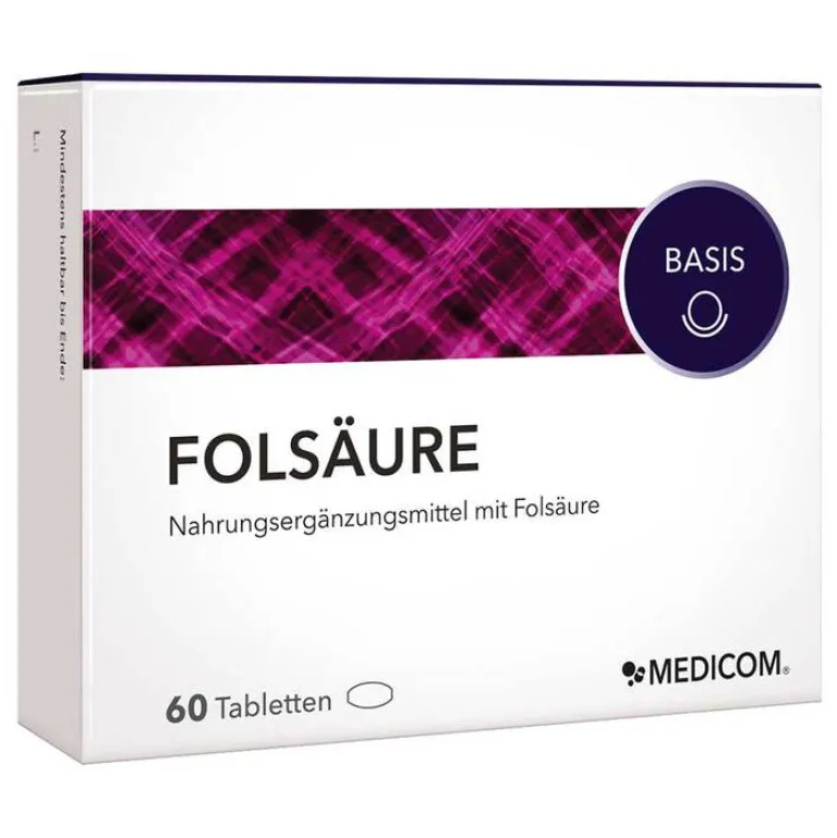Online Folsäure Tabletten, 60 St Vitamin B9 (Folsäure)