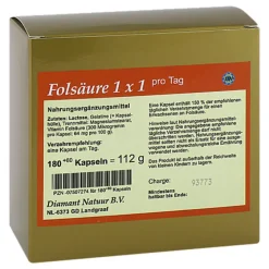 Clearance Folsäure 1X1 pro Tag Kapseln, 180 St