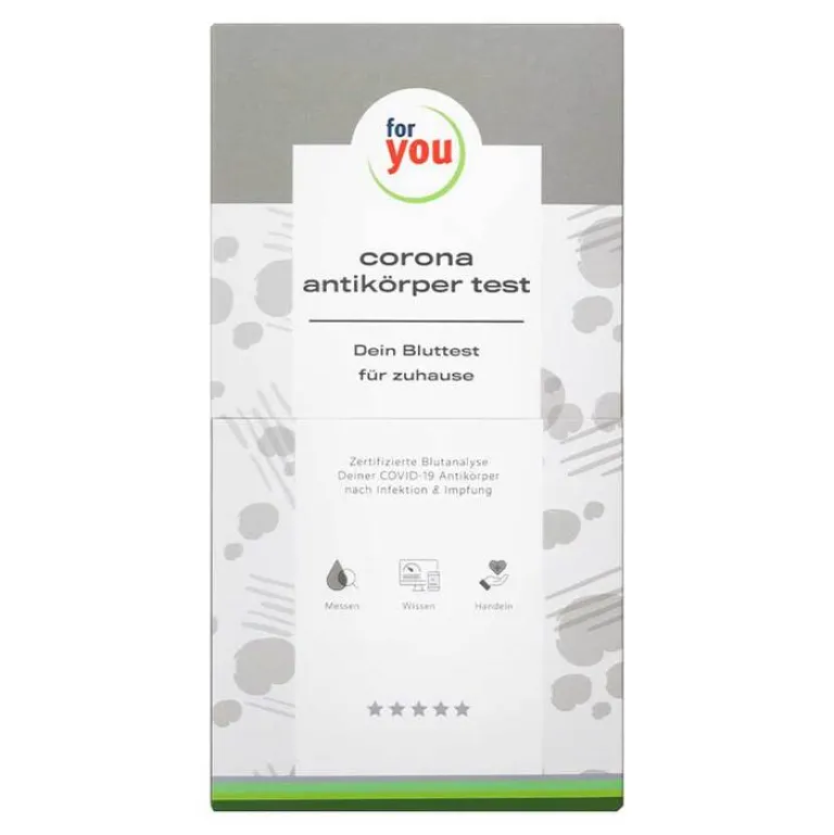 For You corona antikörper-test Bluttest für zuhause, 1 St Sonstige Tests