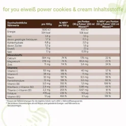 Hot For You eiweiß power Cookies & Cream Pulver, 750 g Eiweißpulver
