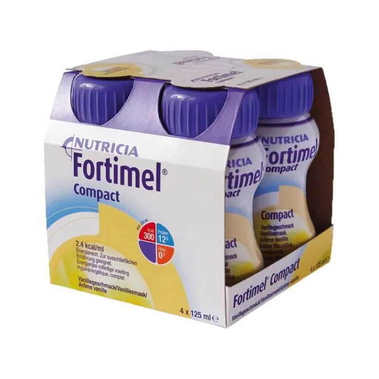 Fortimel Compact 2.4 Vanillegeschmack, 4X125 ml
