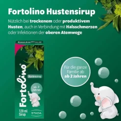 Clearance Fortolino Husten Sirup, 120 ml