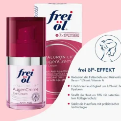 Sale Frei Öl Anti-Age Hyaluron Lift Augencreme, 15 ml