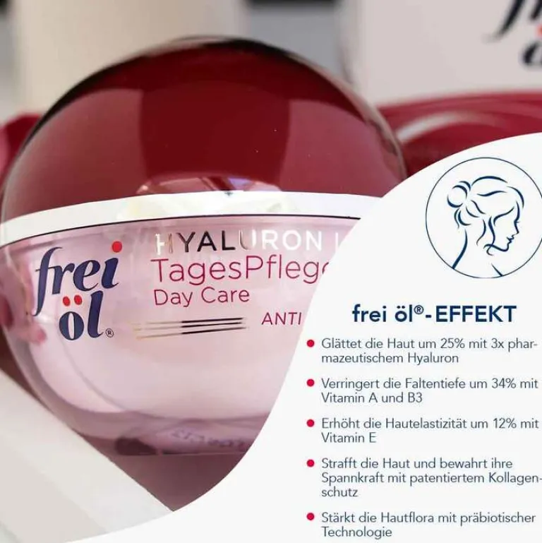 Hot Frei Öl Anti-Age Hyaluron Lift Tagespflege, 50 ml