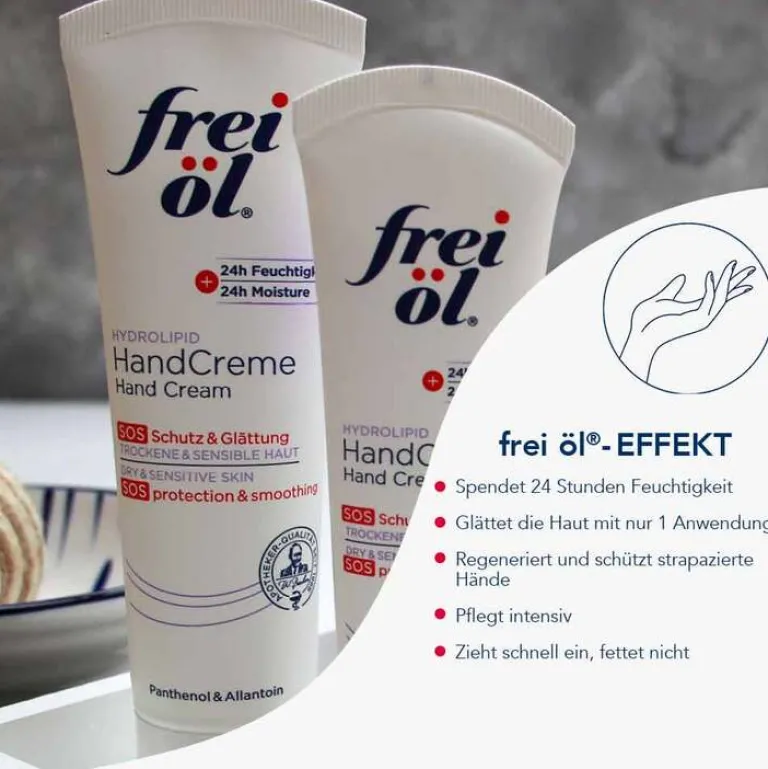 Discount Frei Öl Hydrolipid Handcreme, 75 ml