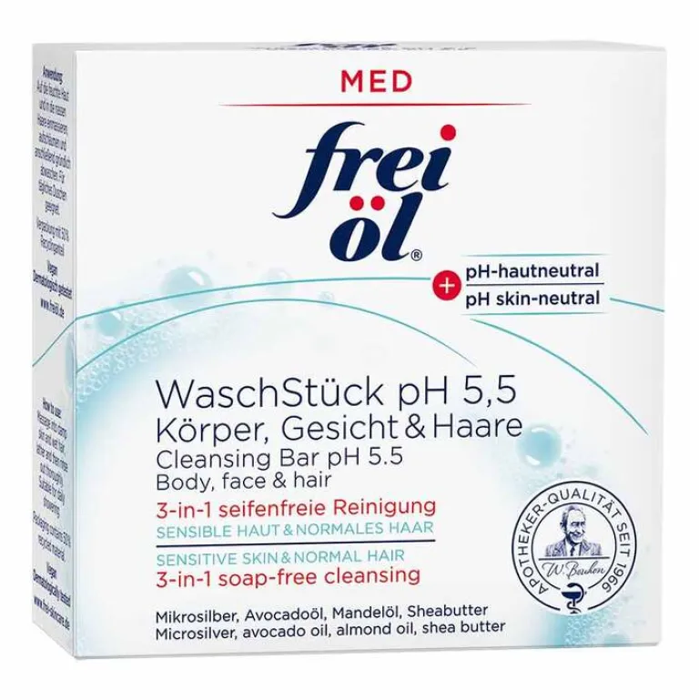 Hot Waschstück pH 5,5 Körper Gesicht Haare, 90 g Duschen & Waschen|Shampoos