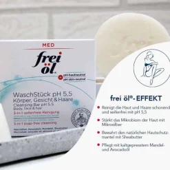 Hot Waschstück pH 5,5 Körper Gesicht Haare, 90 g Duschen & Waschen|Shampoos