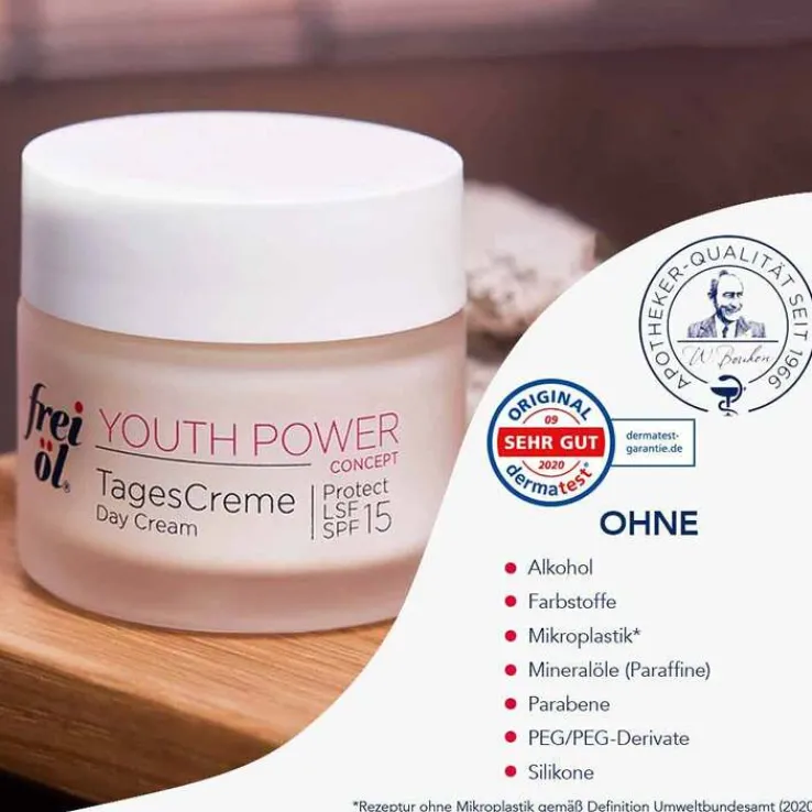 Frei Öl Youth Power Tagescreme Protect LSF 15, 50 ml