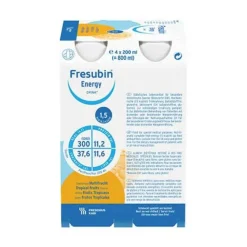 Outlet Energy Drink Multifrucht Trinkflasche, 4X200 ml Trinknahrung