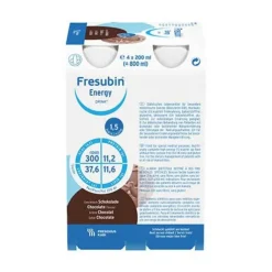 Fresubin Energy Drink Schokolade Trinkflasche, 4X200 ml