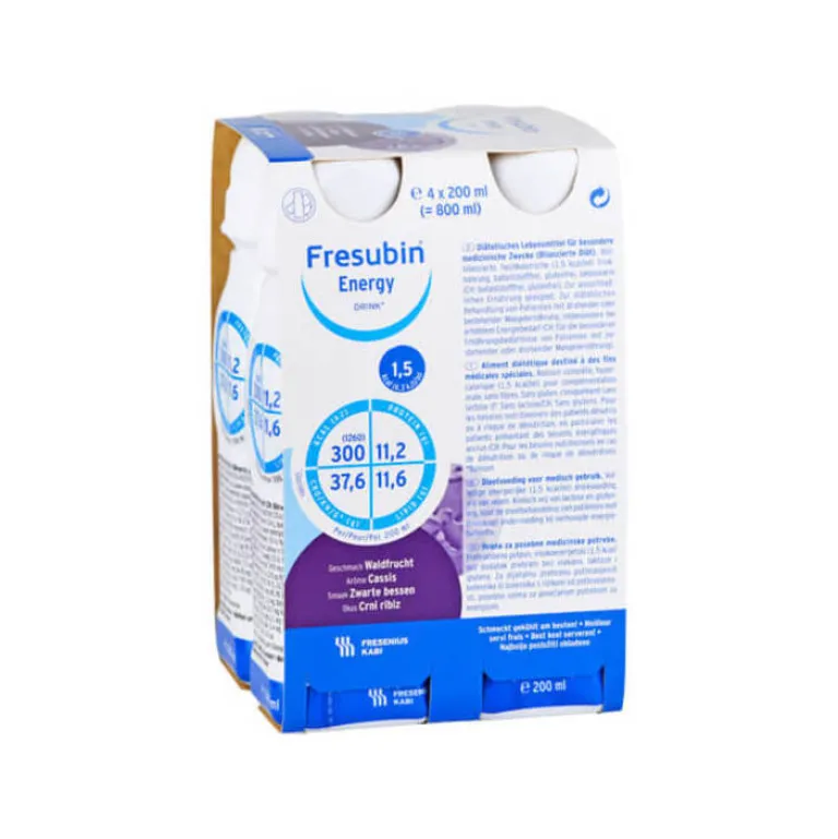 Fresubin Energy Drink Waldfrucht Trinkflasche Cpc, 4X200 ml
