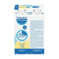 Fresubin Protein Energy Drink Vanille Trinkflasche, 6X4X200 ml