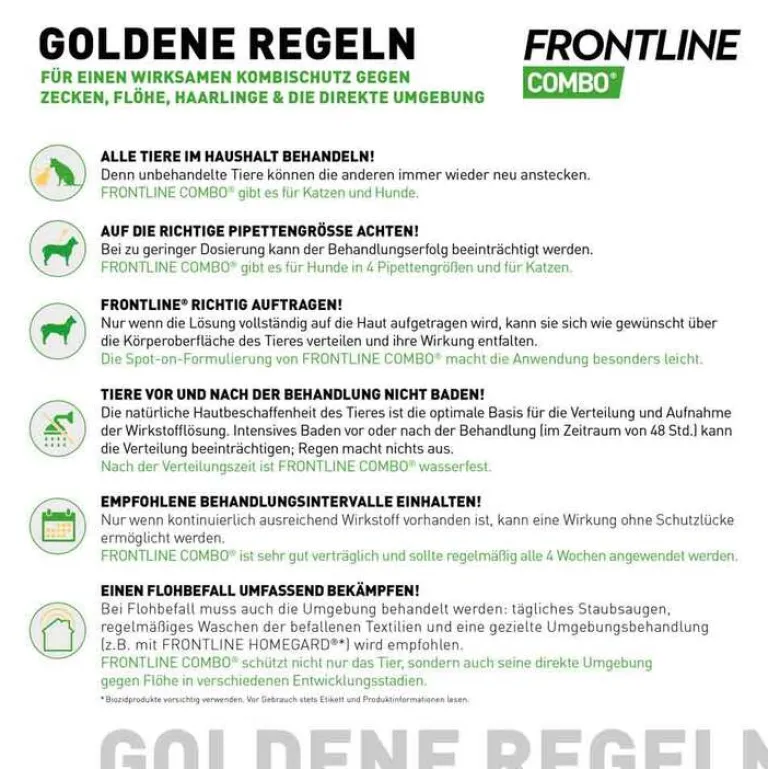 Clearance Frontline COMBO® gegen Zecken, Flöhe bei Hunden L (20-40 kg), 3 St