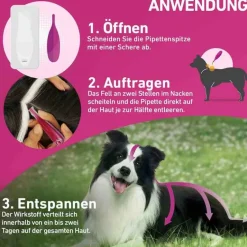 New TRI-ACT® gegen Zecke, Floh und fliegende Insekten bei Hunden (20-40kg), 6 St Flöhe, Zecken & Co.