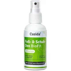 Best Casida Fuss und Schuhdeo Biofit pflanzlich Spray, 100 ml