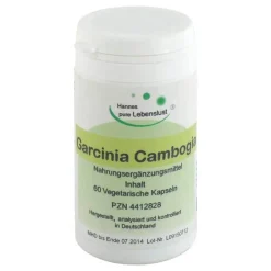 Sale Hannes pure Lebenslust Garcinia Cambogia 60% Vegi K, 60 St
