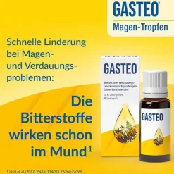 GASTEO Tropfen bei Magen-Darm-Beschwerden, 100 ml