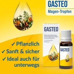 GASTEO Tropfen bei Magen-Darm-Beschwerden, 100 ml