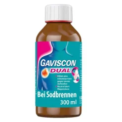 Online Gaviscon ® Dual Suspension mit Zweifachwirkung gegen Sodbrennen, 300 ml