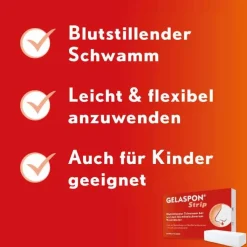 GELASPON® Strip Blutstillender Schwamm, 4 St