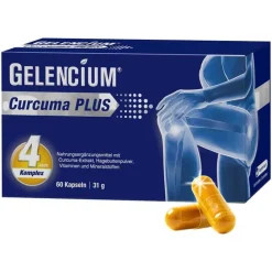 Best Gelencium Curcuma Plus hochdosiert mit Vitamin C Kapseln, 60 St Kurkuma Kapseln