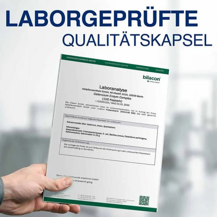 Gelencium Enzym Complex hochdosiert mit Bromelain Kapseln , 100 St