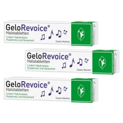 GeloRevoice Halstabletten Cassis-Menthol bei Heiserkeit & Stimmverlust, 3x20 St