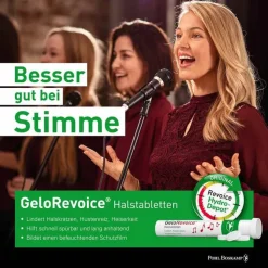 GeloRevoice Halstabletten Cassis-Menthol bei Heiserkeit & Stimmverlust, 3x20 St