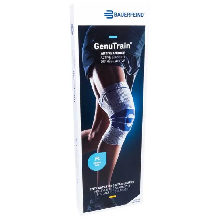 Best Bauerfeind Genutrain Kniebandage Comfort Größe 7 titan, 1 St