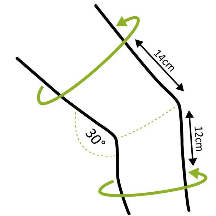 Genutrain Kniebandage Größe 4 titan, 1 St