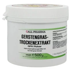 Hot Gerstengrastrockenextrakt GPH Pulver, 500 g Gerstengras