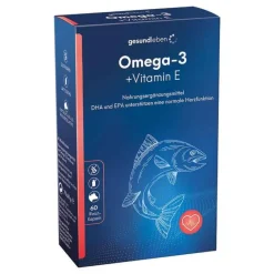 Clearance Omega-3 1.000 mg Kapseln + Vitamin E, 60 St Omega 3 Kapseln