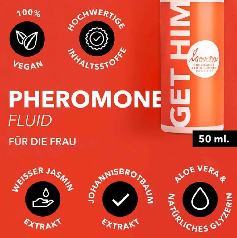 Hot Loovara Get Him Pheromon Fluid für Sie, 50 ml