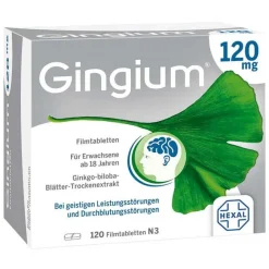 120 mg Filmtabletten, 120 St Ginkgo|Durchblutungs Tabletten