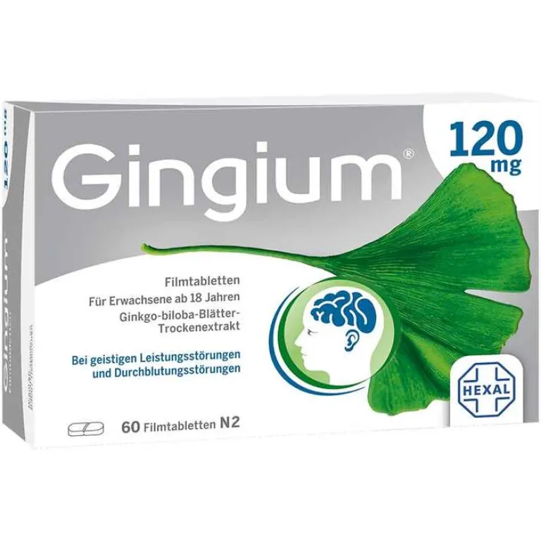 Discount Gingium 120 mg Filmtabletten, 60 St