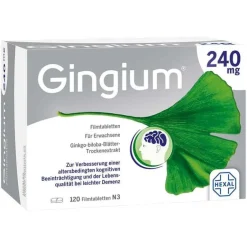 Discount Gingium 240 mg Filmtabletten, 120 St