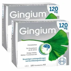 Gingium 120 mg Filmtabletten, 2x120 St