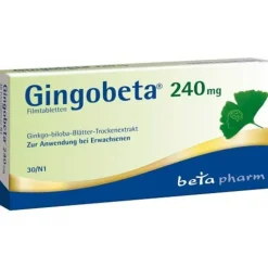 Gingobeta 240 mg Filmtabletten, 30 St