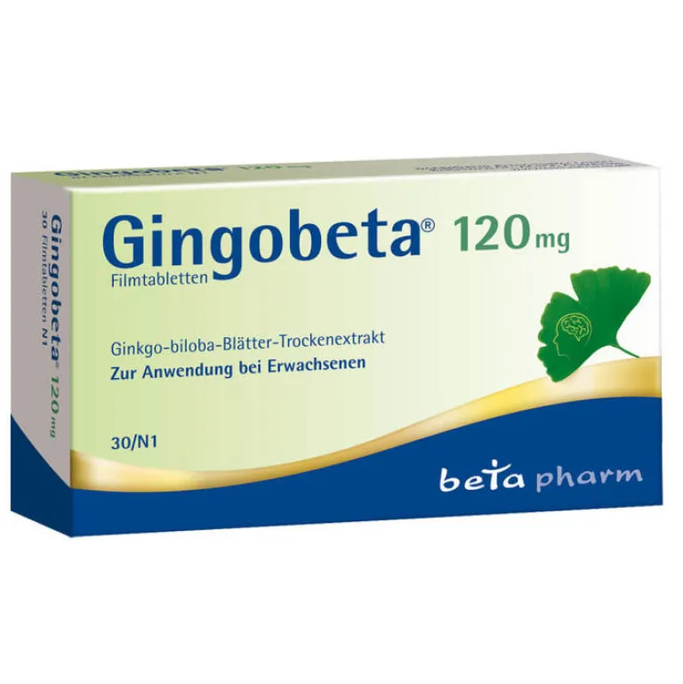 New 120 mg Filmtabletten, 30 St Ginkgo|Durchblutungs Tabletten