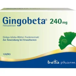 New 240 mg Filmtabletten, 120 St Ginkgo|Durchblutungs Tabletten
