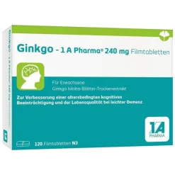 Ginkgo – 1 A Pharma® 240 mg Filmtabletten, 120 St