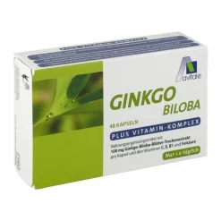 Clearance Ginkgo 100 mg Kapseln + B1 + C + E, 48 St Hirnleistung & Nerven|Durchblutung